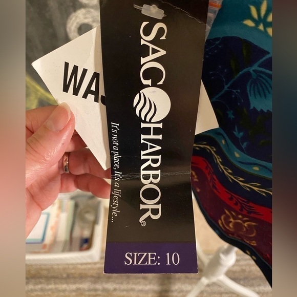 SAG Harbor one button blouse jacket size 10 - Picture 11 of 11